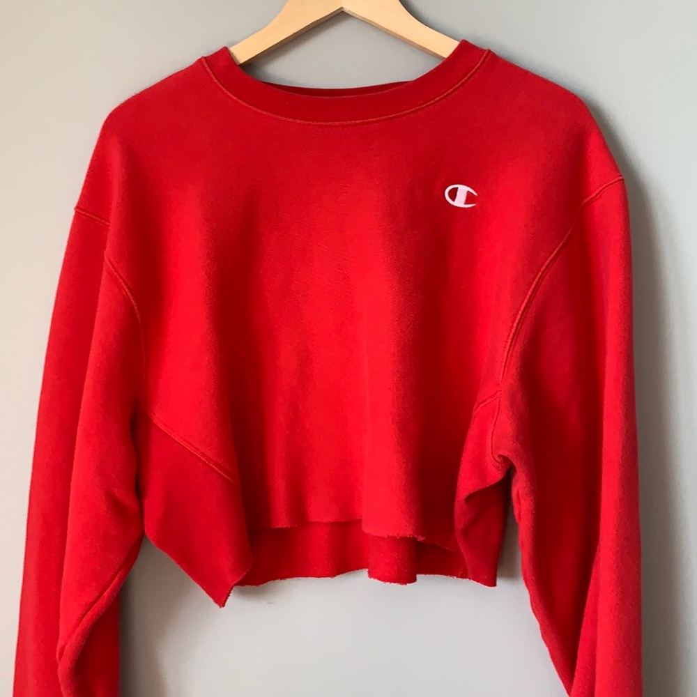 Champion // Reverse Weave Crop Sweater